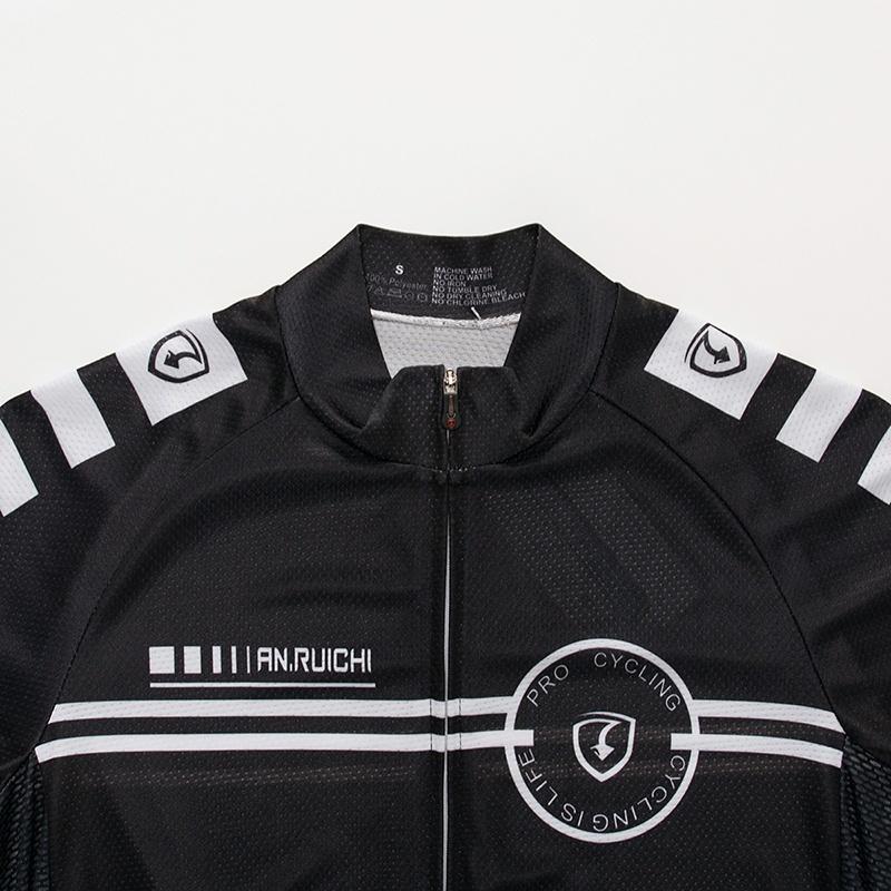 Летний короткий комплект одежды для езды на велосипеде, мужские спортивные трикотажные костюмы, черные брюки-комбинезон