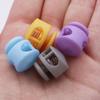 Colorful Elastic Double-Hole Spring Stopper for Shoelaces & Nylon Bags