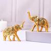 Set of 2 Trunk Up Elephant Decorative Items for Home, Show Pieces for Home Decor,Elephant Decorative Items for Living Room,Showpiece