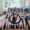 Пододеяльник Slayer Heavy Metal Band 3D Изысканный Музыкальный Цифровой Принт Постельное Белье Одеяло Кровать Домашний Декор Подарок на День Рождения для Мальчиков
