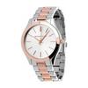 MICHAEL KORS Slim Runway Women's Quartz Watch White Dial Stainless steel Strap 34mm MK3204B