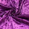 Cosmo Textile Crushed Velour Solid 112cm Wide X 5m GD3300 Fabric, Color, 100% Polyester, Approx. Cut, Col. 276, Purple,