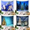 Christmas Tree Tapestry Full of Colorful Balls, Bedroom and Living Room Background Hanging Cloth