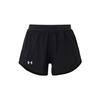 Fly-By Elite Logo Printed Back Zipper Pocket Elastic Waist Solid Straight Casual Shorts Women Shorts Black 1369766-001