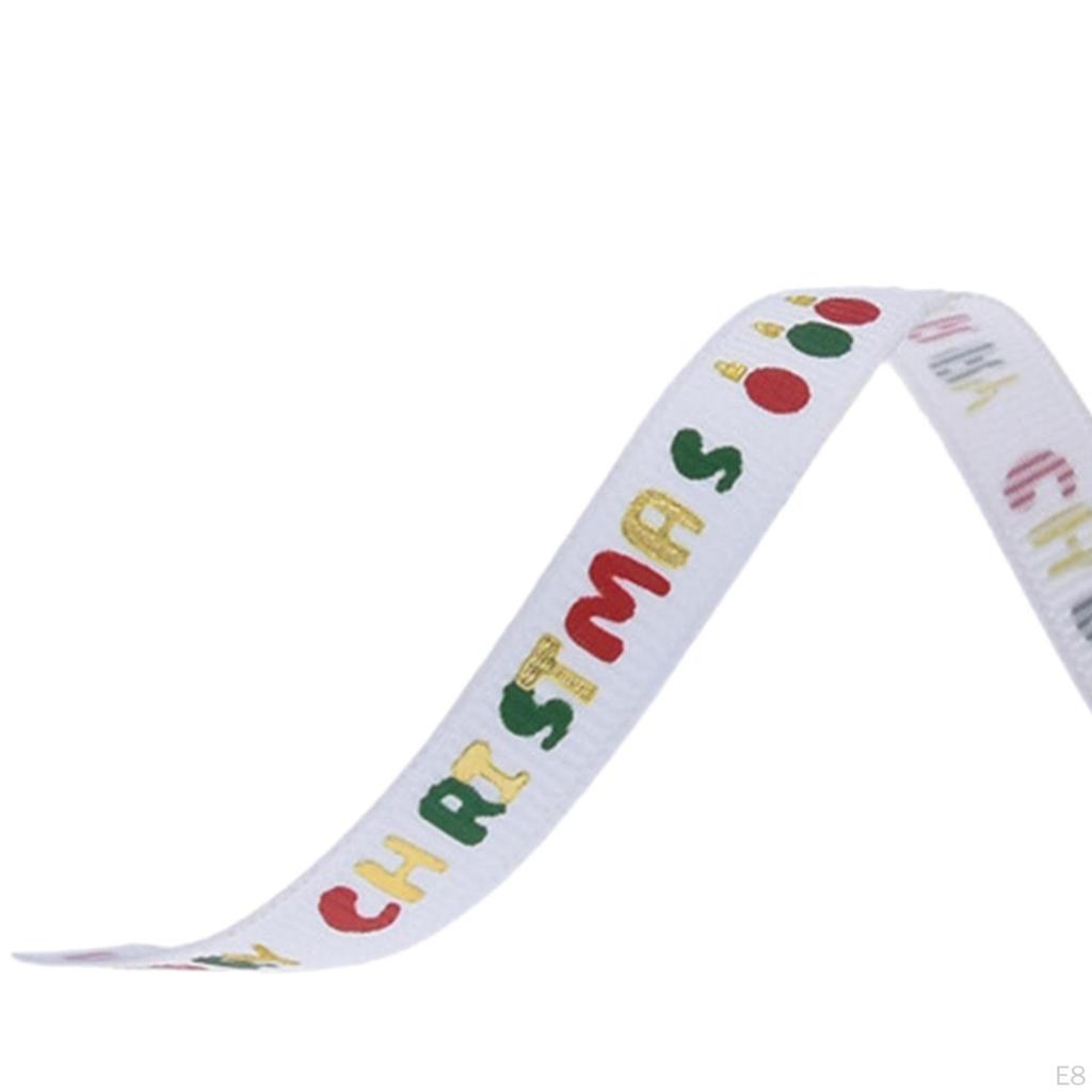 Christmas Ribbon Patterned Wrapping Ribbon, Decorative Accessory, DIY
