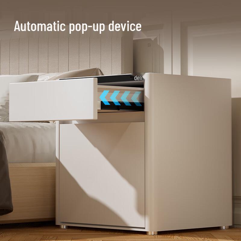Deli 50cm Bedside Fingerprint Safe