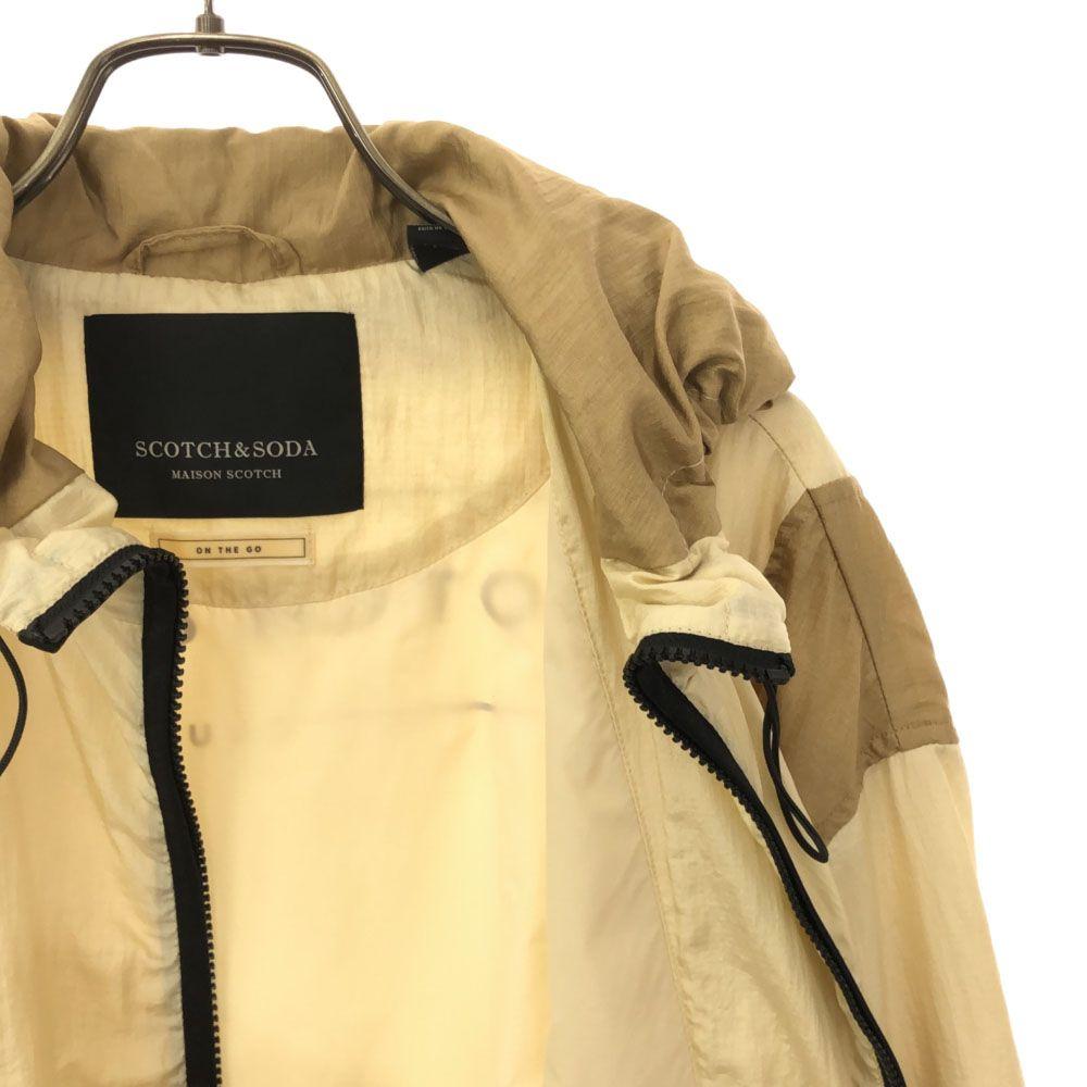 Scotch&Soda Нейлоновая куртка с длинным рукавом S Бежевый джемпер Мужской Б/у