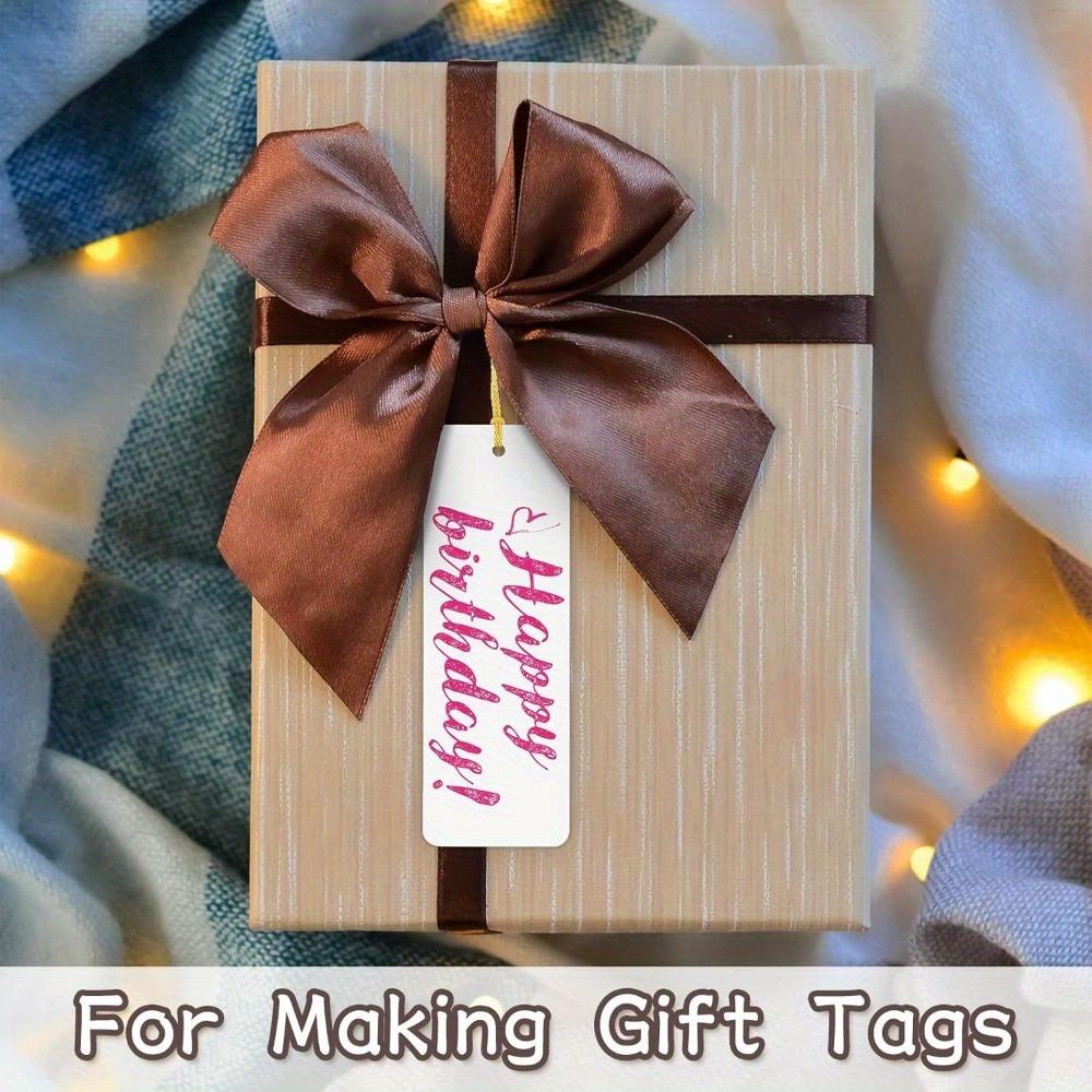 50pcs Blank Bookmarks with Colorful Tassels White Cardstock Bookmarks Bulk Craft Paper Bookmarks for DIY Projects and Gifts Tags Reading Weddings