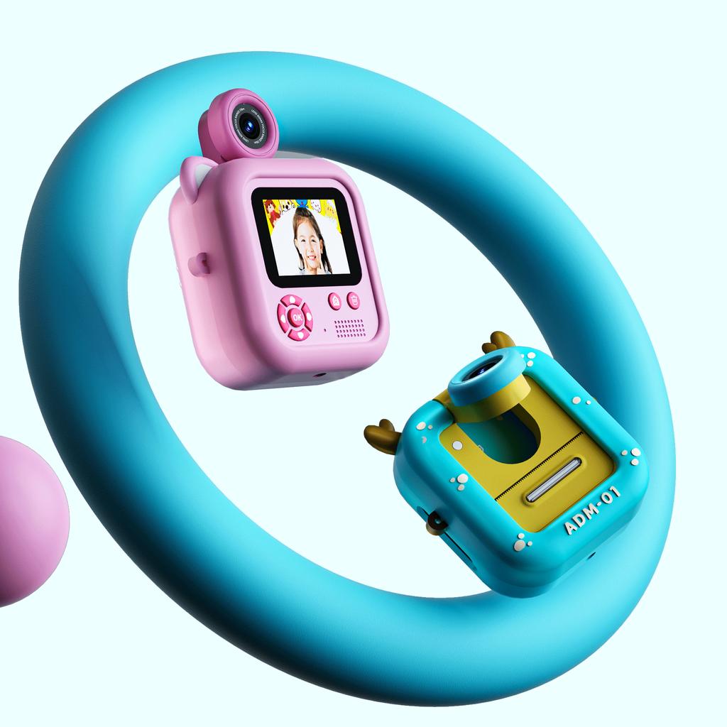 Детская мини-камера 1080P цифровая камера моментальной печати термопечать камера MP3 карта памяти 32 ГБ видео