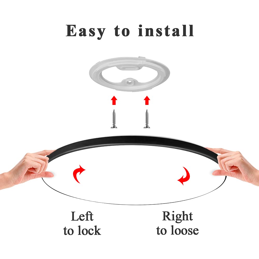 Светодиодный потолочный светильник 220 В 240 В 39 СМ Потолочные светильники Внутренний светильник Гостиная Кухня Спальня Современная панель Светодиодный светильник Белый