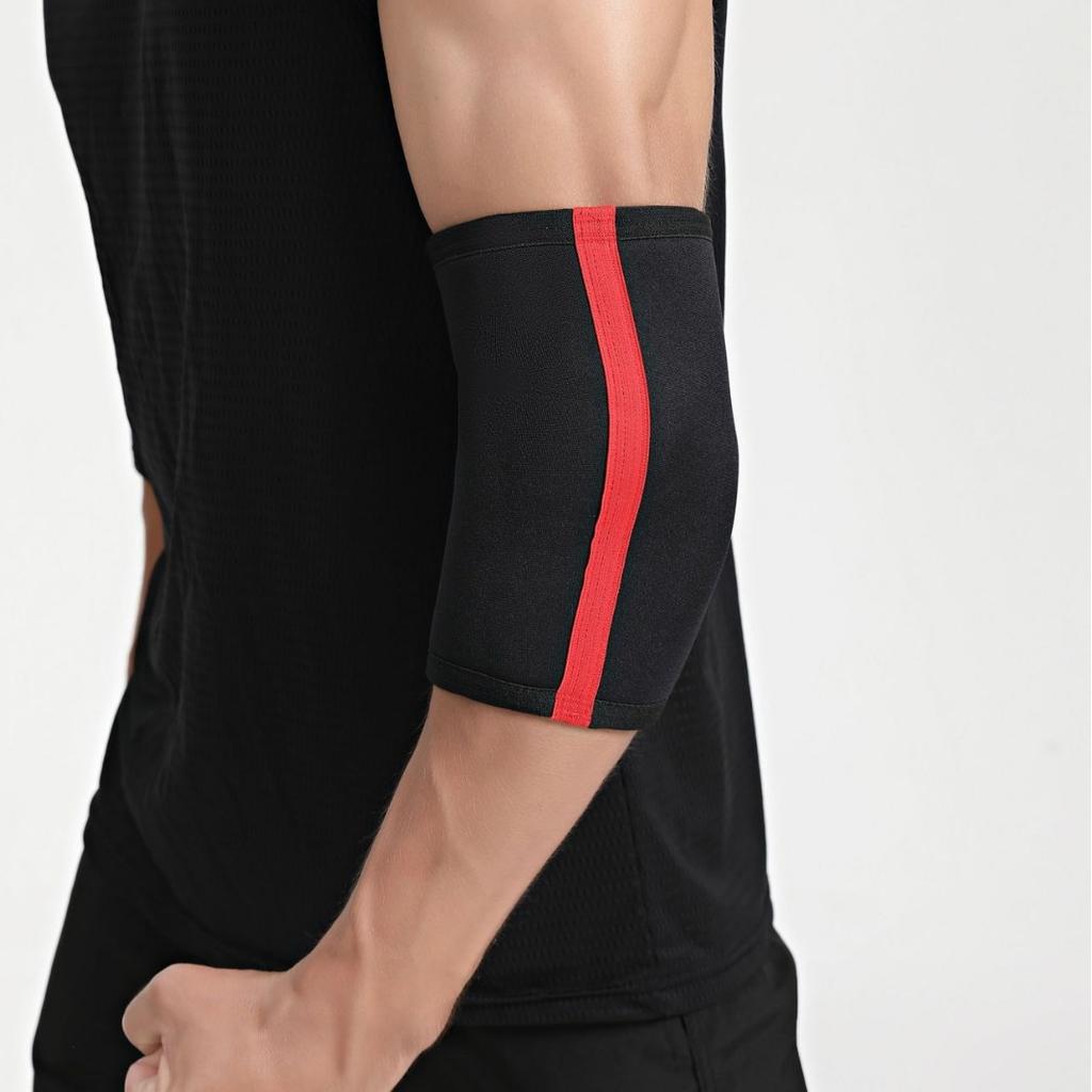 Strength Elbow Pads Fitness Weight Lift Squat Bench Press Pressure Hercules Elbow Pads Training 7 Mm