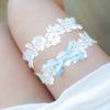 SLBRIDAL Сексуальная кружевная цветочная хрустальная стразы жемчуг свадебный подвязка для чулок свадебное бедро нога подвязка кольцо для женщин/девушек/невест