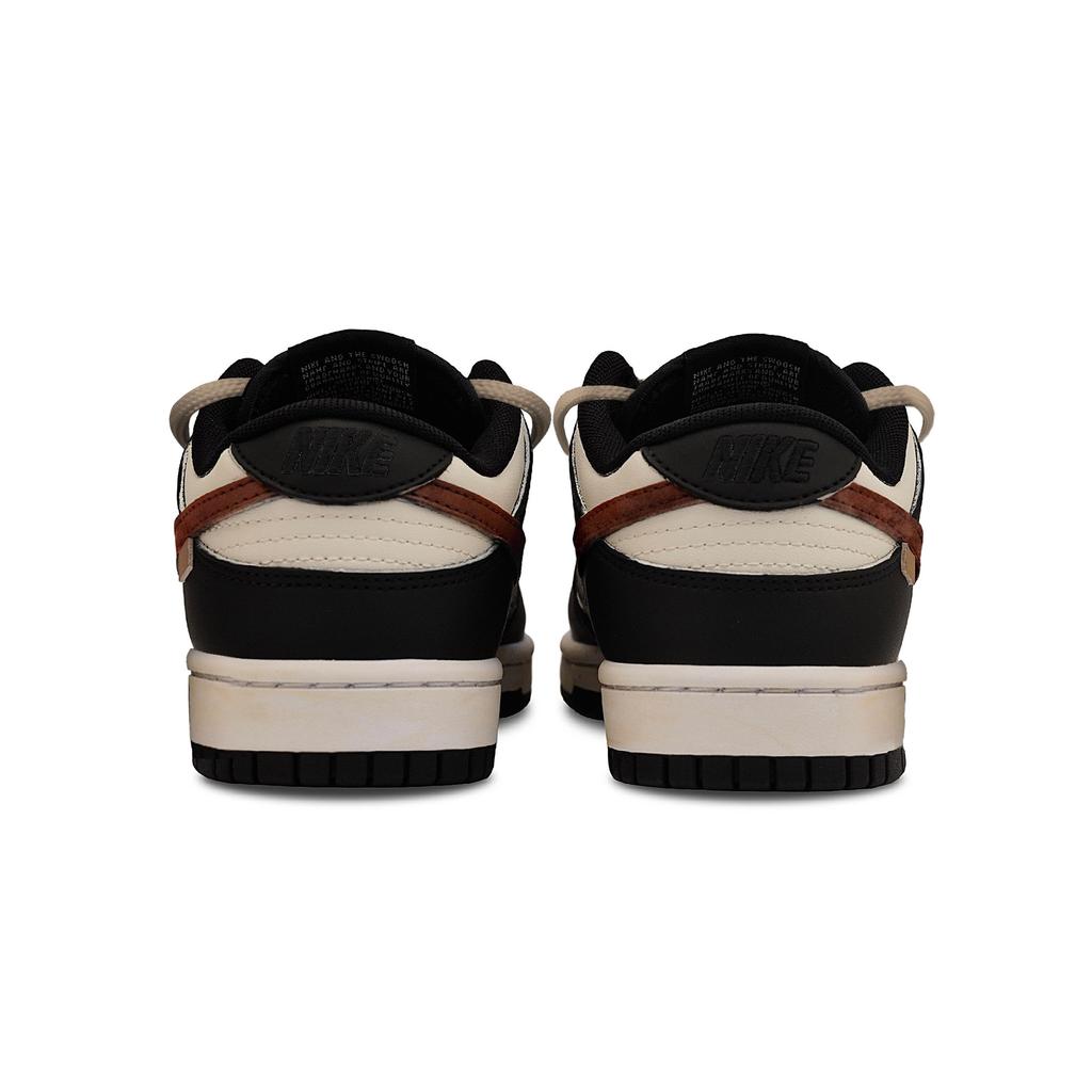 Nike Кроссовки Dunk Красный узорчатый Глубокий черный MONE Manufacturing Кожаные Нескользящие, Износостойкие, Легкие HF5441-100(Team177-)