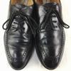 80s-90s Vintage MEZLAN U-Tip Business Shoes Black size 8W 26.0 Men's(USED)