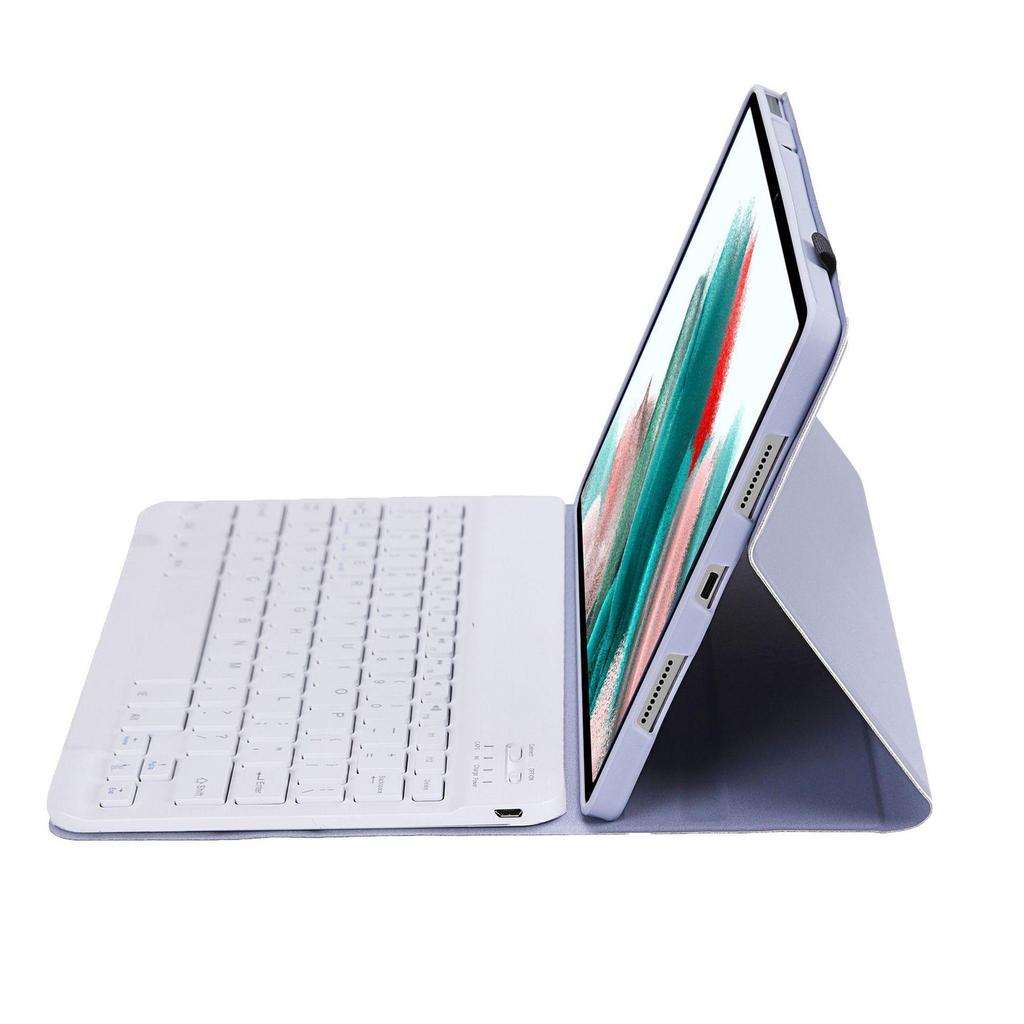 Кожаный чехол с Bluetooth-клавиатурой для Samsung Tab A8 10,5 дюймов X205/X200