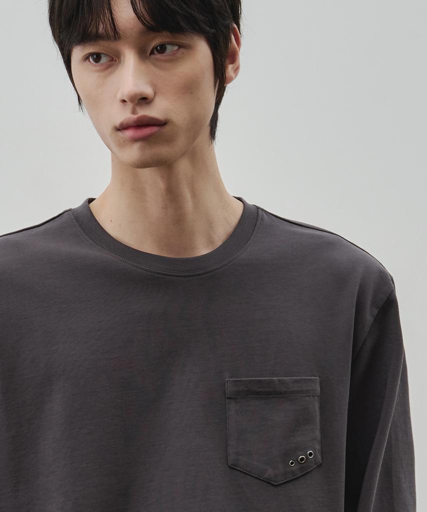 ALYSS Flow Eyelet Pocket Crop T-Shirt [3 Colors]