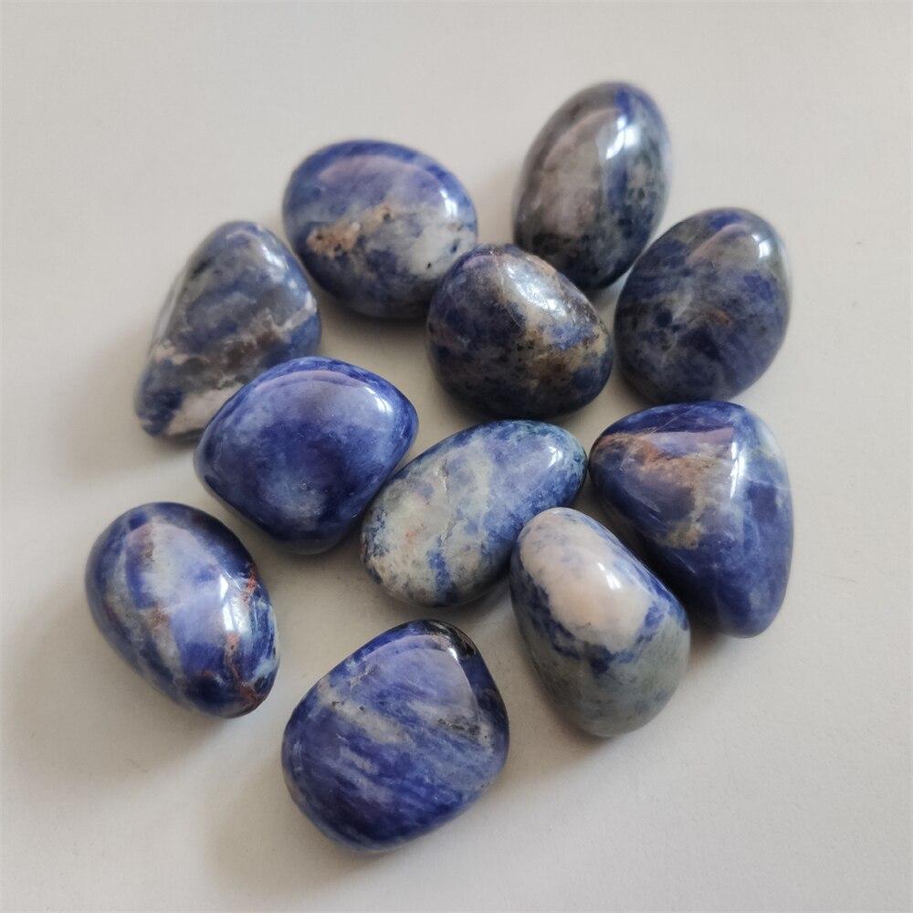 Natural Blue Sodalite Stone Healing Crystals Specimen Healing Crystals Mineral Gemstone Aquarium Home Decoration Gifts