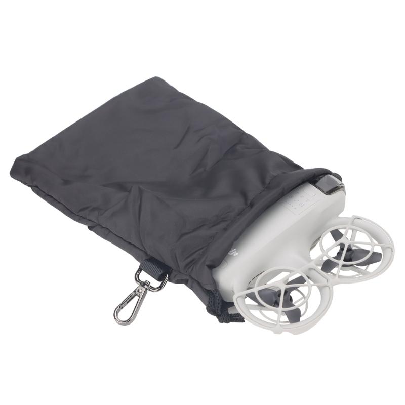 Lightweight Drones Drawstring Carrying Pouch for Drones, Soft Interior Fabric, Waterproof Exterior, Accessory Holder