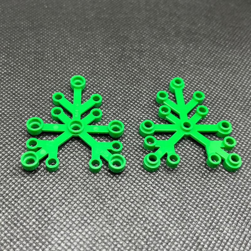 30pcs 6 x 5 Leaves Block Flower Tree Parts Compatible 2417 Classic MOC Build Brick Construction City Street View Accessories