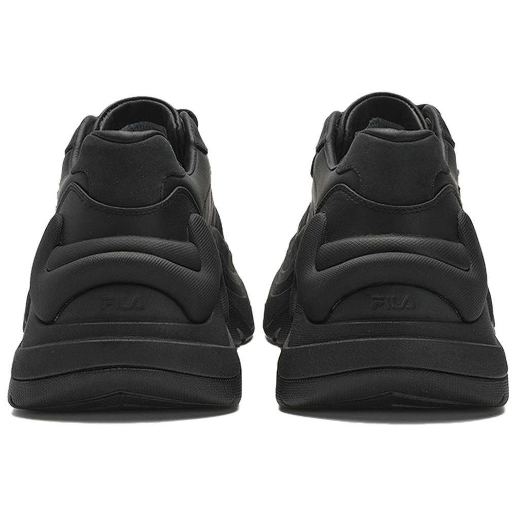 Fila Diva Кожа Удобные Универсальные Низкие Кроссовки Папы Женские кроссовки Черные F12W411111FBK