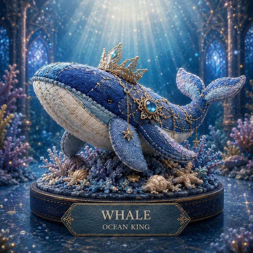 Material Pack Ocean Animal Patchwork Set Mystic Ocean Figurine For Adult Beginners