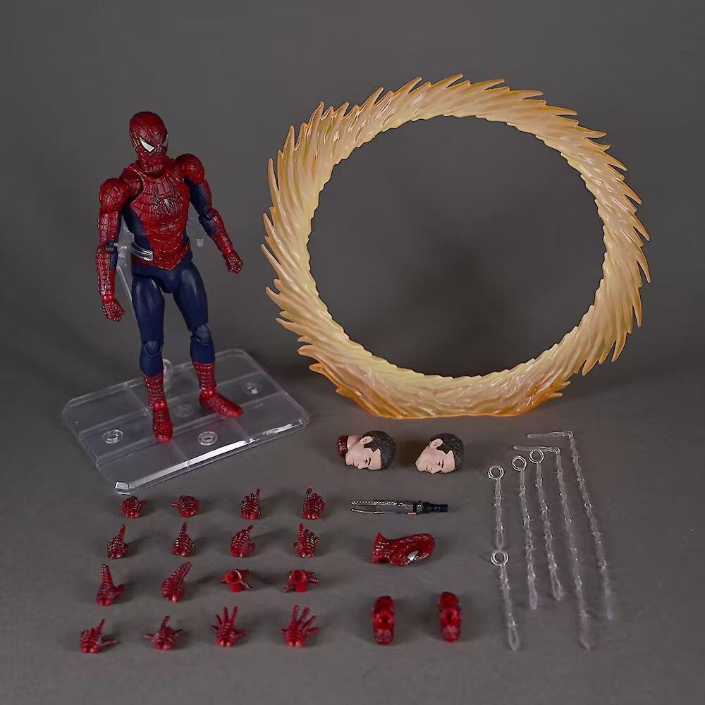 В наличии Mafex Тоби Магуайр Человек-Паук Нет пути домой Дружелюбный сосед Ko Аниме Фигурка Действия Модель Подарок Игрушки 241 Подвижная Сочлененная Масштаб