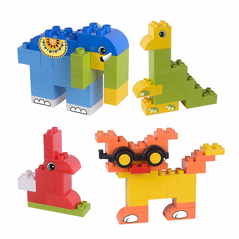 DIY Дети 62/упаковки Строительные блоки большого размера Фигурки Строительные блоки Аксессуары Игрушки 
