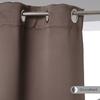 Set of 2 Taupe Grey Blackout Curtains 135x240cm - Atmosphera Interior Designer