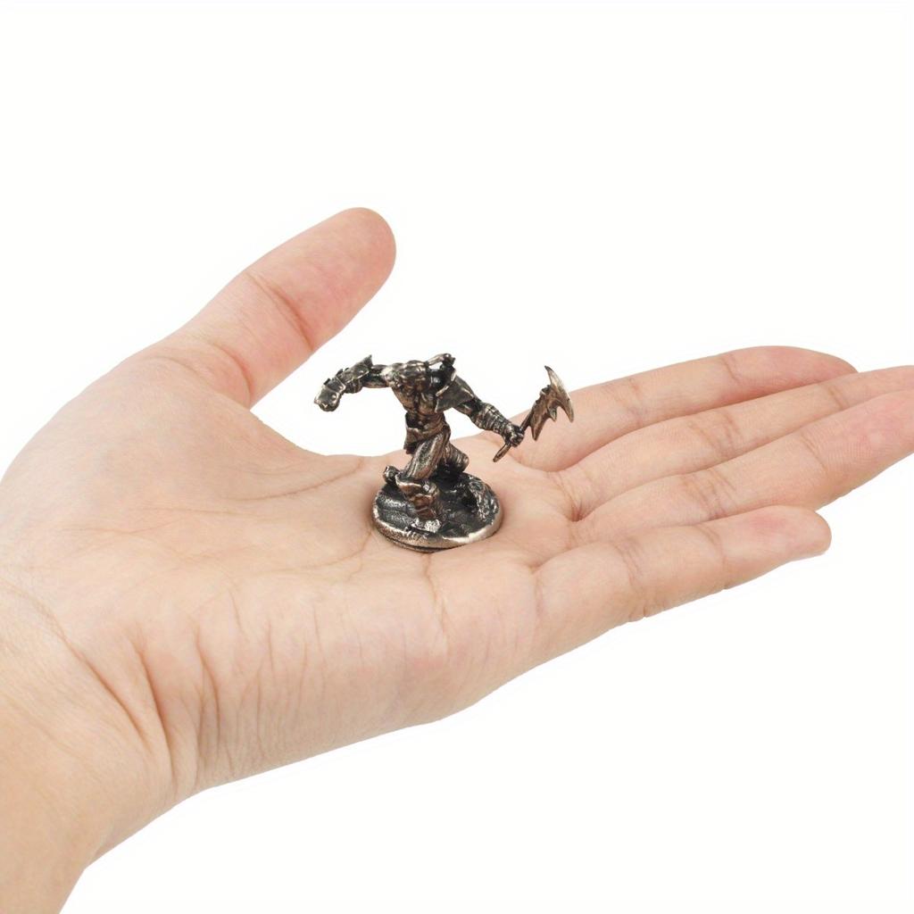 Винтажная латунь цвета слоновой кости, модели солдат орков Warcry, настольные украшения, декорации, игровая миниатюрная фигурка, аксессуары, подарки для мужчин