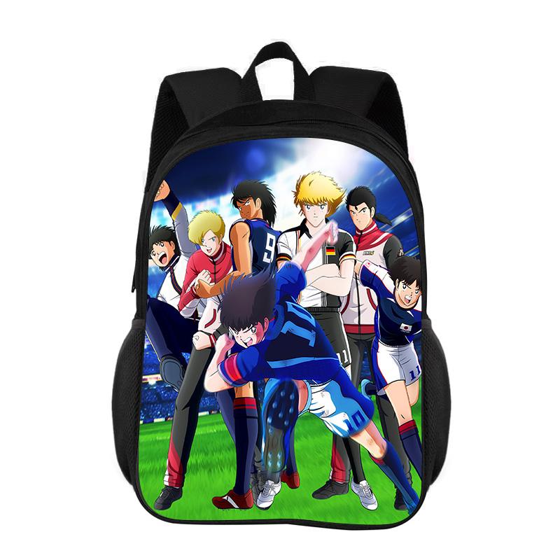 Рюкзак Captain Tsubasa Прочный Модный Мультяшный На Молнии Большой Вместимости Лучший Подарок на День Рождения для Мальчика и Девочки