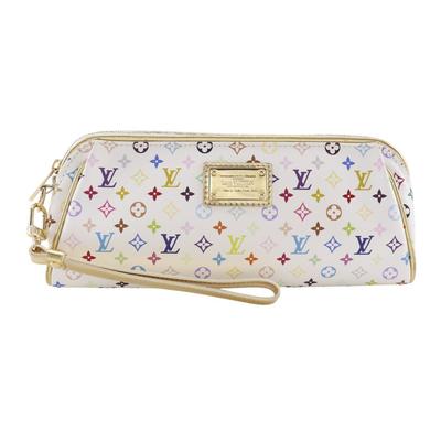 Kate Clutch Bag M55212 Accessory Pouch Bron White Monogram Multicolor Women Used