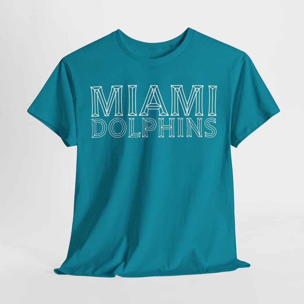 Футболка с изображением Miami Dolphins, унисекс