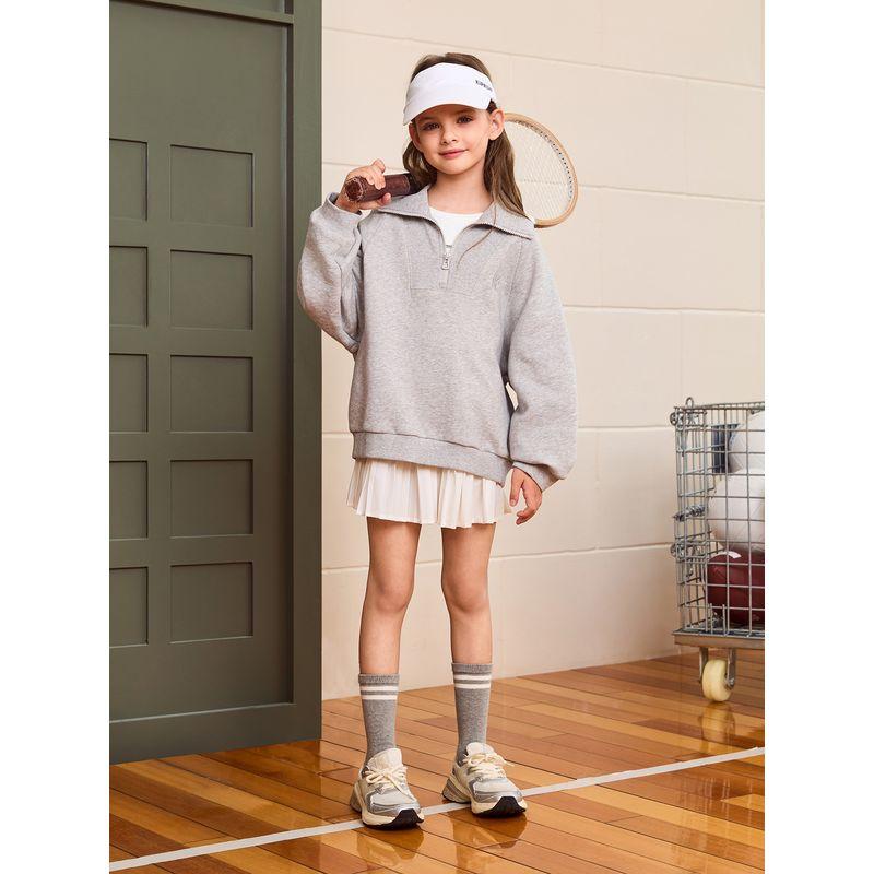Mark Jenny Fashionable Half-Zip Sports Sweatshirt for Boys and Girls, Kidsren's Pullover Spring New Style 551206