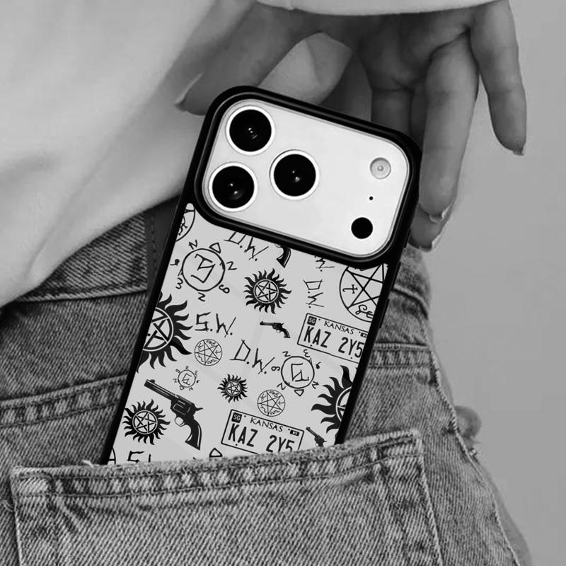 Чехол для телефона Сериал Сверхъестественное для iPhone 17ProMax 12 13 14 15 16e 17 Pro Max Plus Air Cover