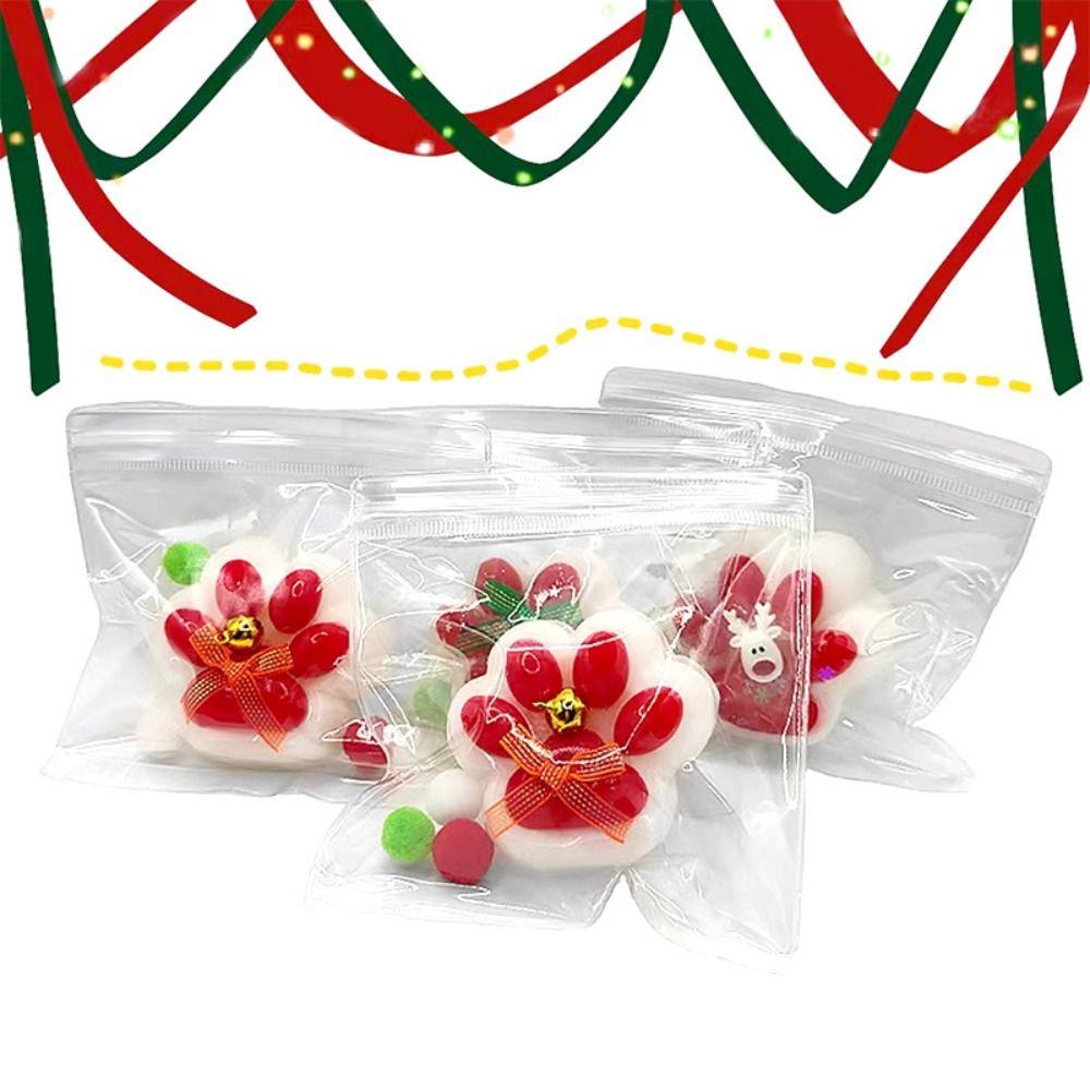 Разминание Мультяшная игрушка-фиджет Медленный отскок Игрушка-щипок Кошачья лапка Рождественская игрушка-кошачья лапка Сжимание Детские игрушки