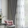 Tulle Curtains for Living Room Balcony Bedroom Translucent Modern Embroidered Curtain Gauze Window Screen 1PC Tree White Sheer