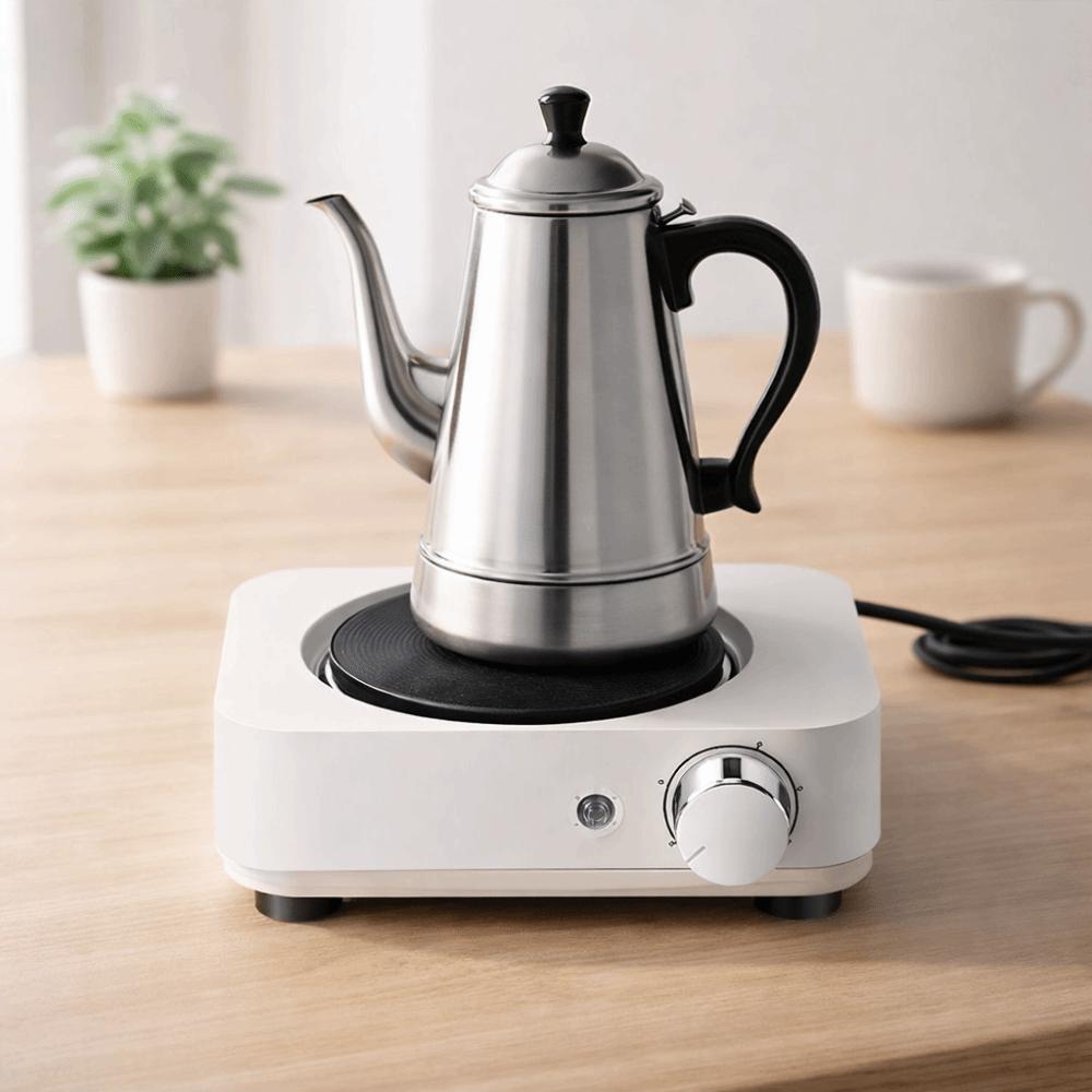 Fast Heat Coffee Pot Heating Furnace Adjustable Temperature Electric Teapot Burner Mocha Pot