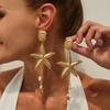Летние Богемные Пляжные Серьги-подвески с ракушками, искусственным жемчугом и кисточками для женщин, пирсинг, Y2K, аксессуары для украшений