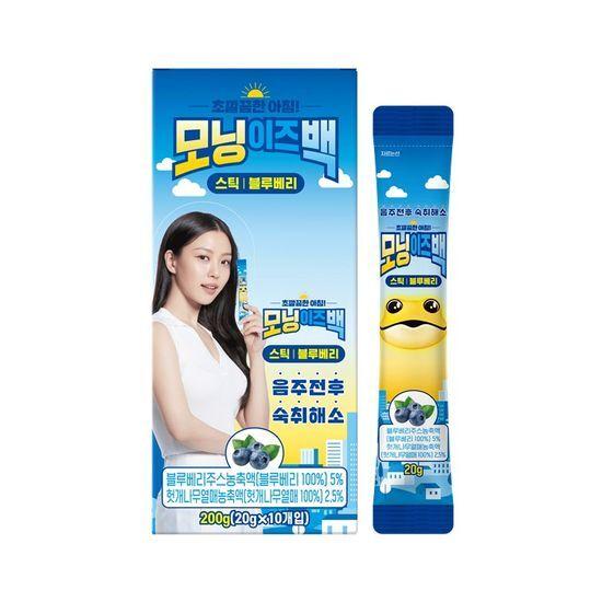 Morning Is Bag Stick Jelly 10 шт., выберите 1 из 3 видов (Зеленое яблоко / Черника / Лимон)