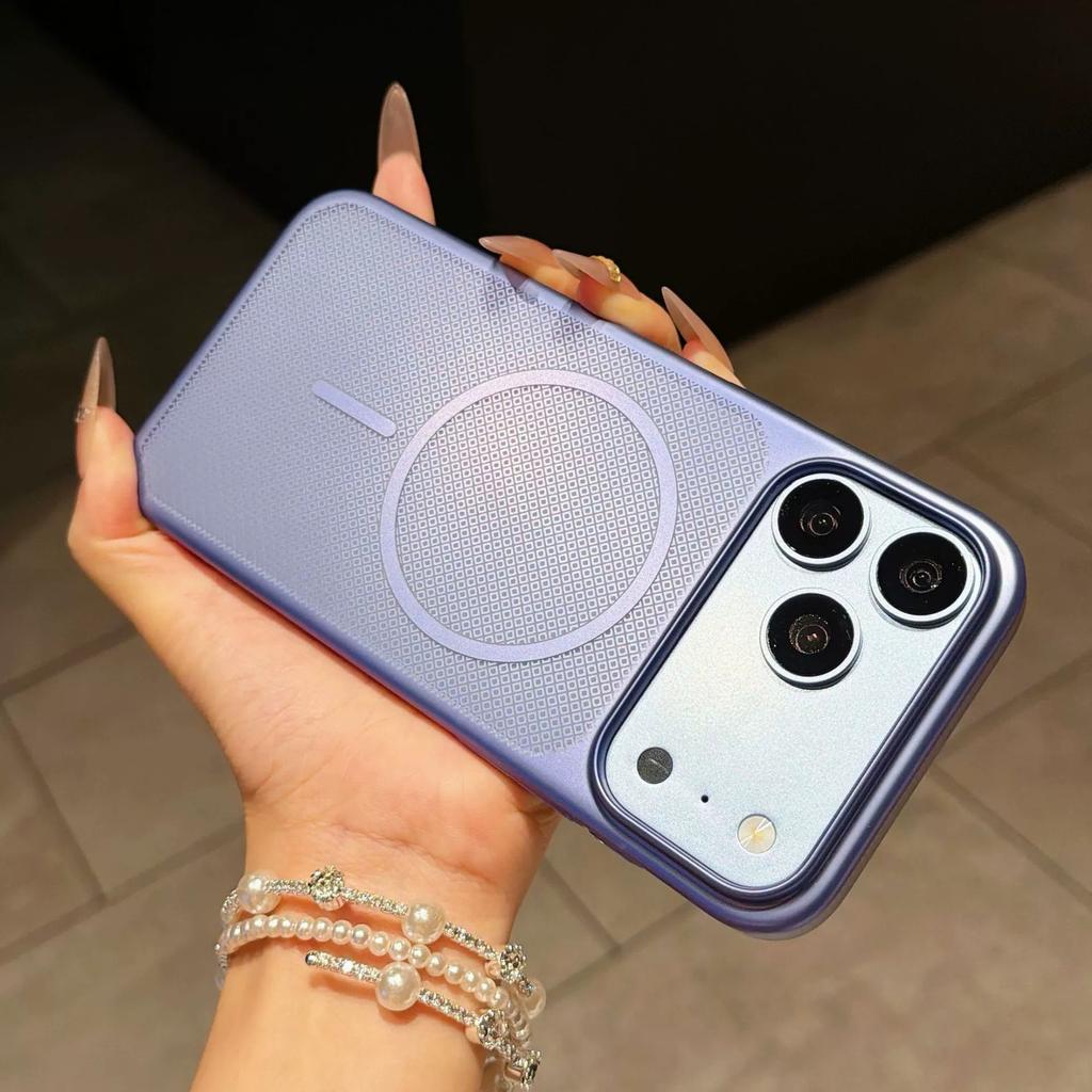 Применимо к iPhone18promax матовый магнитный чехол для мобильного телефона Apple 17 полноразмерный противоударный защитный чехол из ПК 16