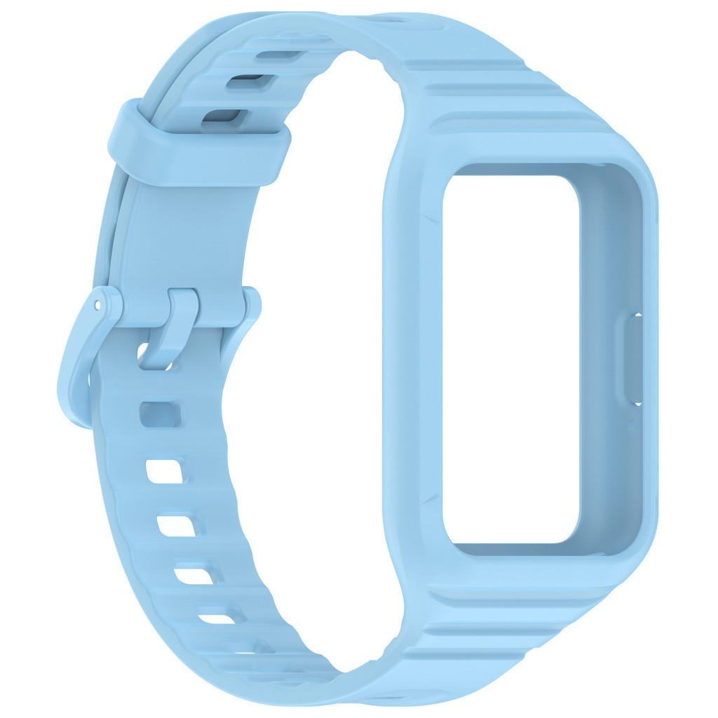 Силиконовый чехол + ремешок для Samsung Galaxy Fit3, сменный спортивный браслет, браслет, ремень, встроенный ремешок для Samsung Fit 3