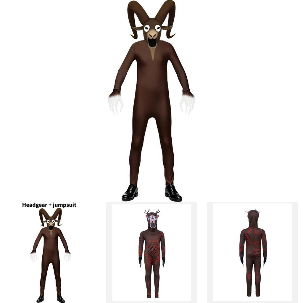 Костюм косплей Олень 99 ночей в лесу Олень Коза для Хэллоуин-вечеринки и детского танцевального выступления