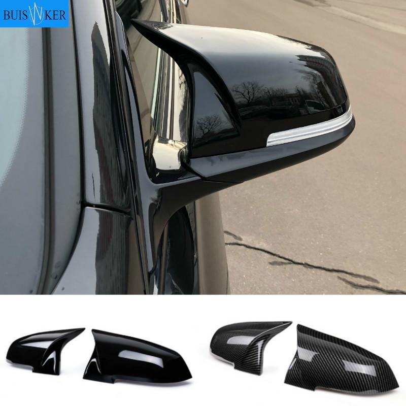 For BMW 1 2 3 4 Series F20 F30 F31 F32 F36 2012 - UP 320i 328i 330d 335i M3 M4 Look Replacement Style Carbon Fiber Mirror Cover