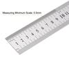 uxcell Stainless Steel Rulers, Set of 2, 120cm/48" Length X 1/20" Thickness X 1-1/2" Width, Inch and Metric, Linear Measuring Tool for Woodworking, Pa