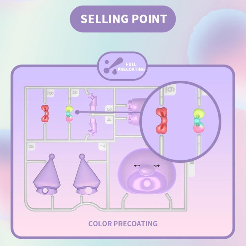 Нетоксичные строительные блоки серии Sanrio Милый Единорог Куроми Моя Мелоди Синнаморолл Хелло Китти Модель персонажа аниме Кирпичики Детские игрушки Подарки