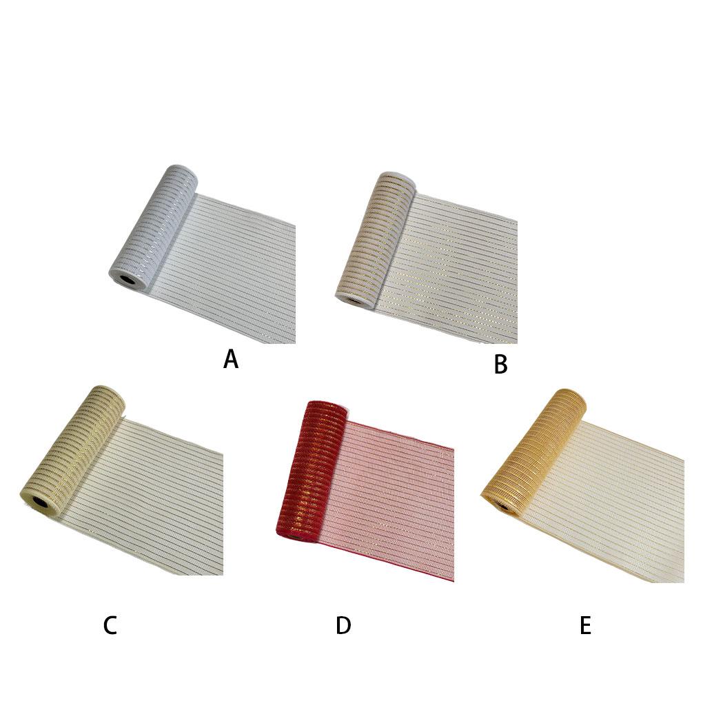 Лента для рождественской елки Белая сетчатая лента для венков Белая лента для рождественской елки Рождественский декор