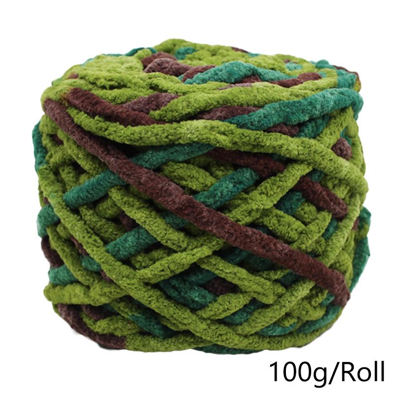 100 г/рулон цветной супер мягкий шарф для ручного вязания своими руками пряжа из смеси полиэстера и хлопка шерстяная пряжа