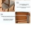Minimalist Anti-slip Chair Cushion Cover Elastic Soft Chair Slipcover Washable Anti-dirty Seat Protector Dining Chair