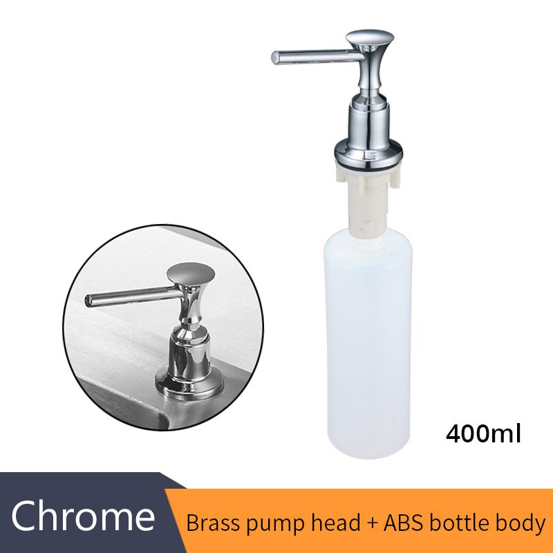 Liquid Soap Dispensers For Kitchen 400ML Bathroom Kitchen Plastic Bottle Sink Replacement Hand Liquid Soap Dispensers Spray 2302