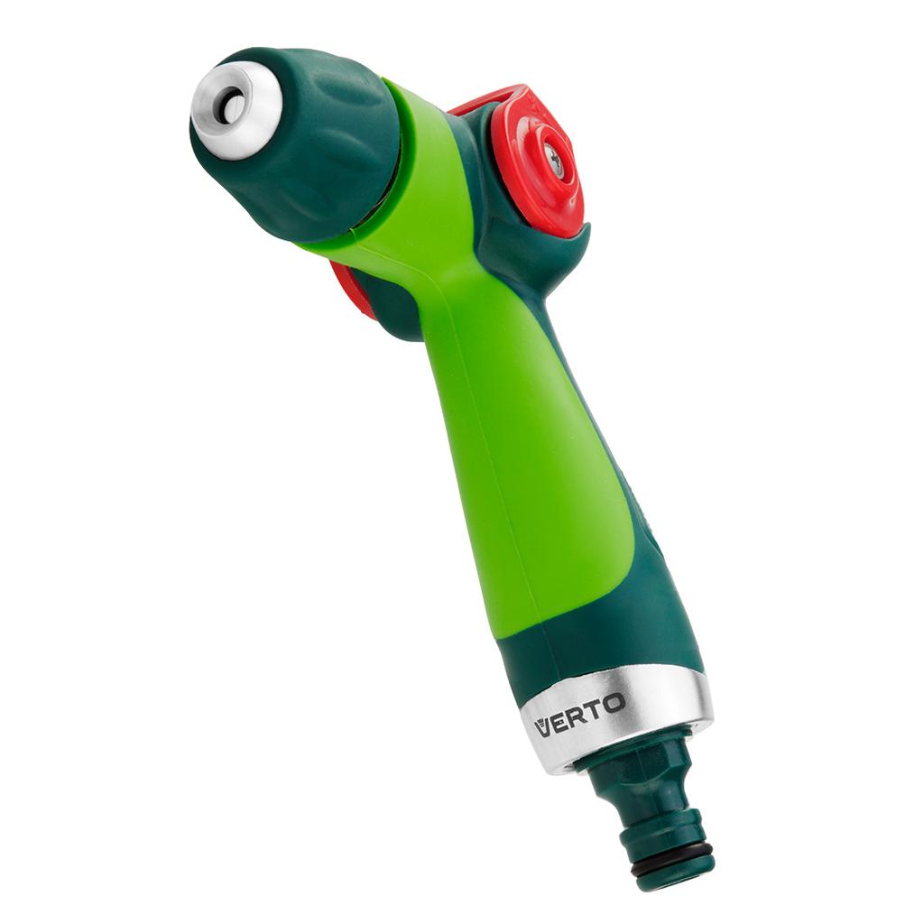 Adjustable pistol sprinkler with smooth stream regulation